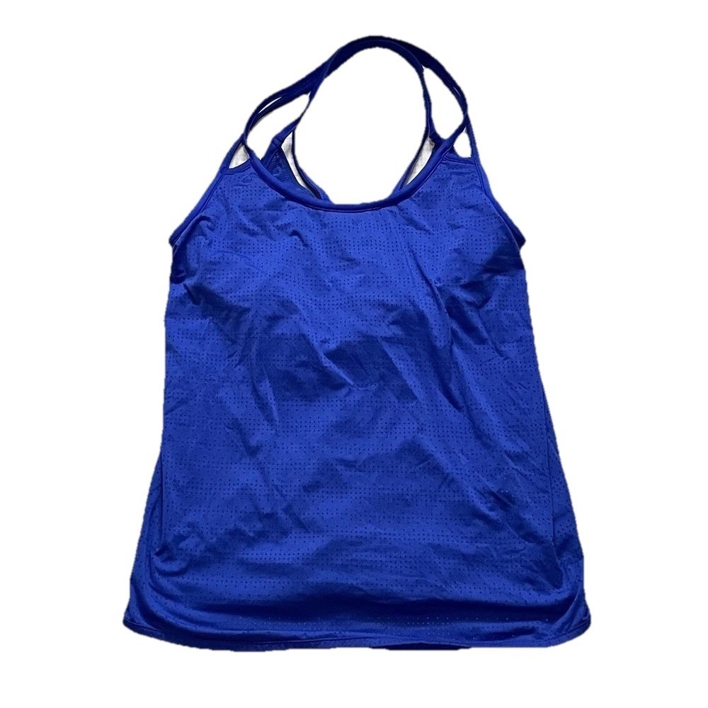 Athleta Mesh Energize Tank‎ With Built In Bra #438703-10 size XS
